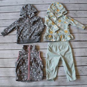 Fleece Sweaters, Vest, and Pants